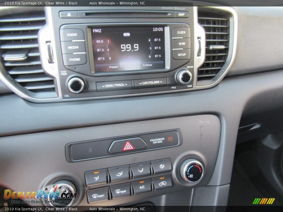 2019 Kia Sportage LX Clear White / Black Photo #17