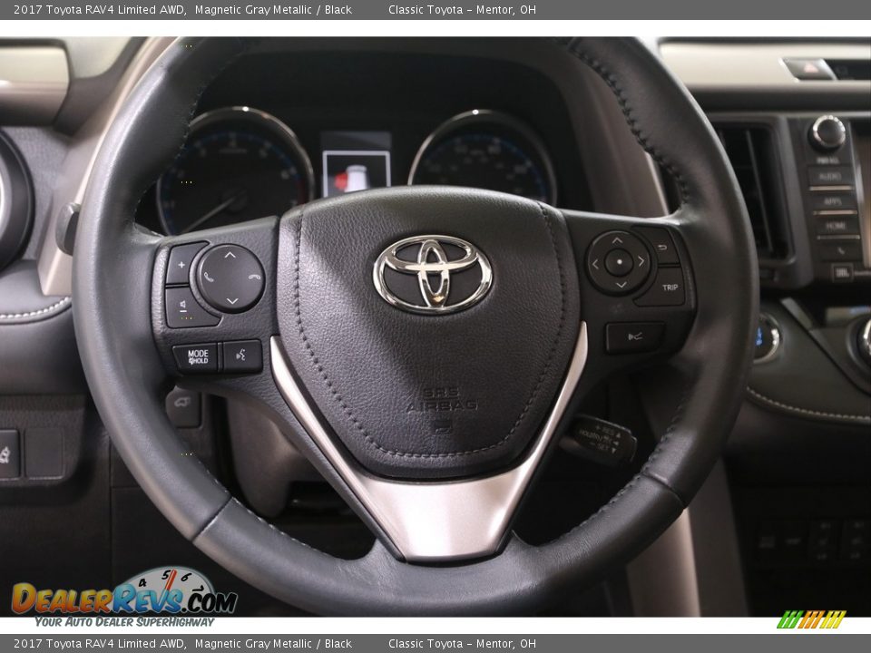 2017 Toyota RAV4 Limited AWD Magnetic Gray Metallic / Black Photo #6