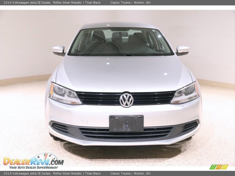 2014 Volkswagen Jetta SE Sedan Reflex Silver Metallic / Titan Black Photo #2