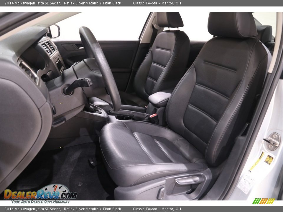 2014 Volkswagen Jetta SE Sedan Reflex Silver Metallic / Titan Black Photo #5