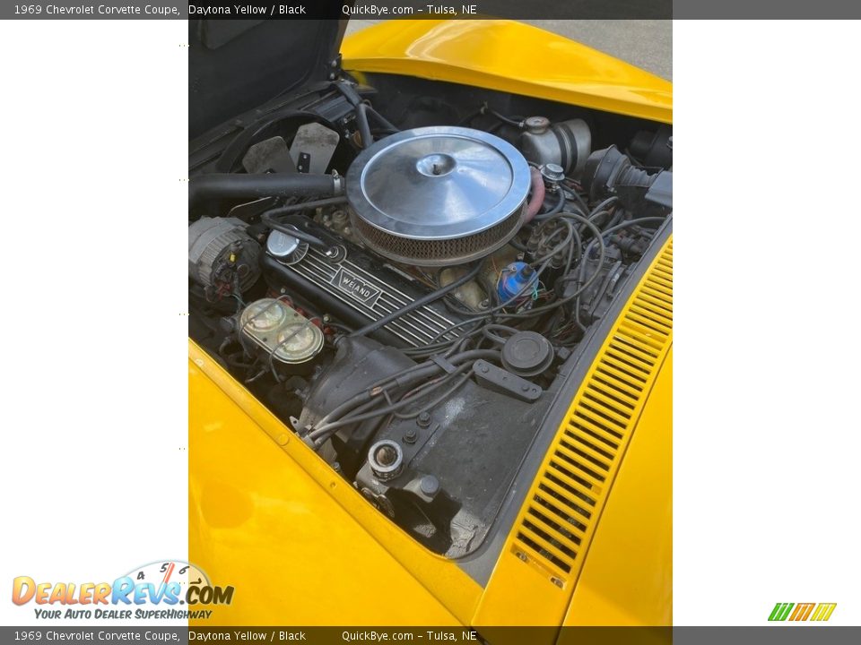1969 Chevrolet Corvette Coupe Daytona Yellow / Black Photo #13