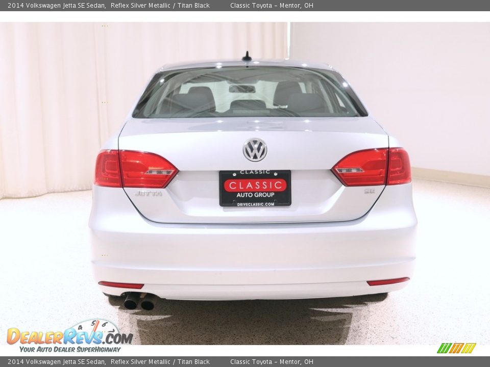 2014 Volkswagen Jetta SE Sedan Reflex Silver Metallic / Titan Black Photo #13