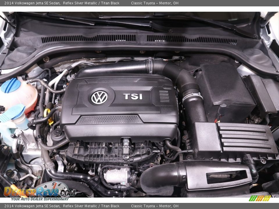 2014 Volkswagen Jetta SE Sedan Reflex Silver Metallic / Titan Black Photo #14