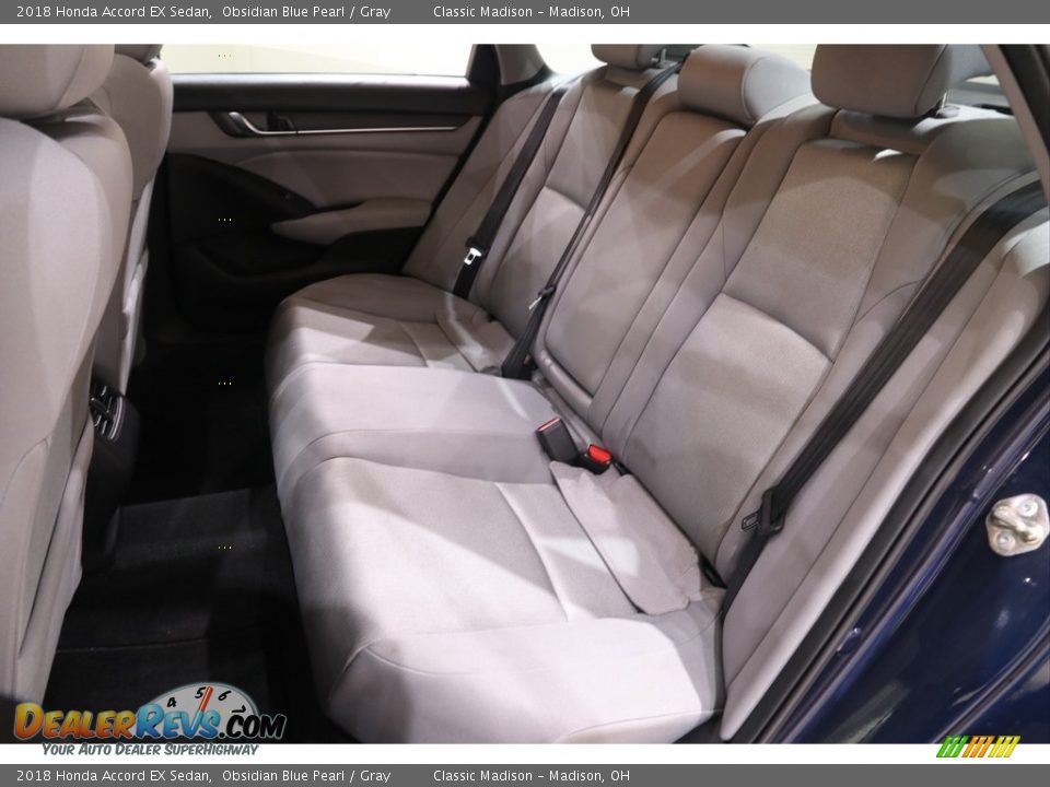 2018 Honda Accord EX Sedan Obsidian Blue Pearl / Gray Photo #18