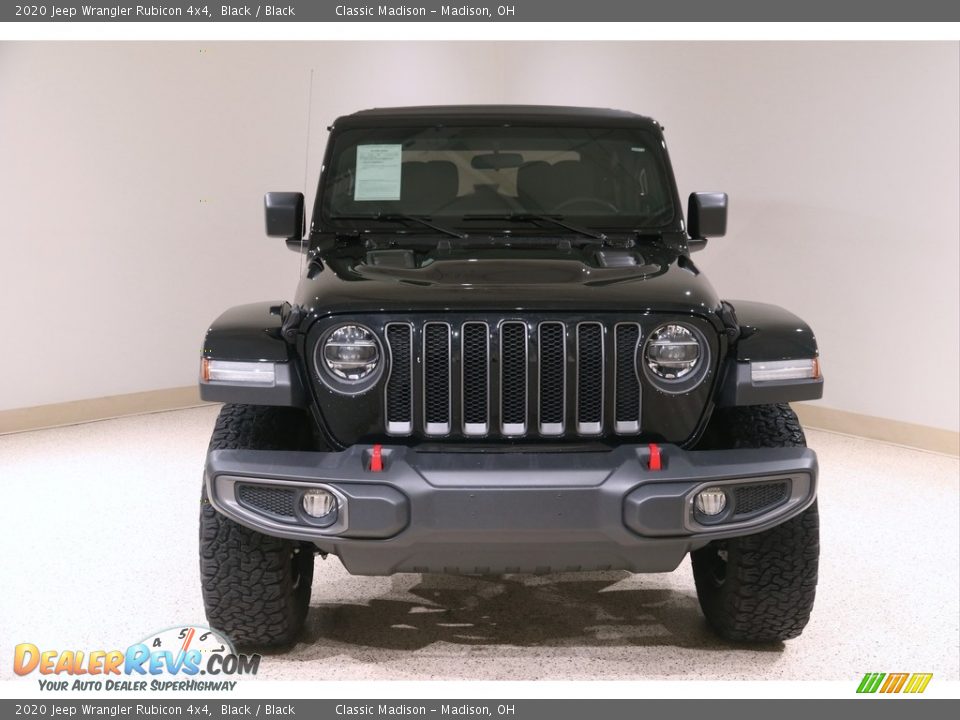 2020 Jeep Wrangler Rubicon 4x4 Black / Black Photo #2