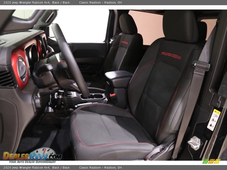 Front Seat of 2020 Jeep Wrangler Rubicon 4x4 Photo #5