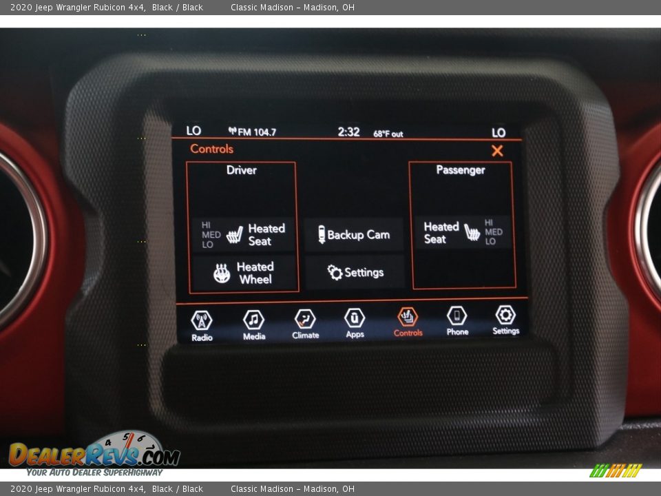 2020 Jeep Wrangler Rubicon 4x4 Black / Black Photo #12