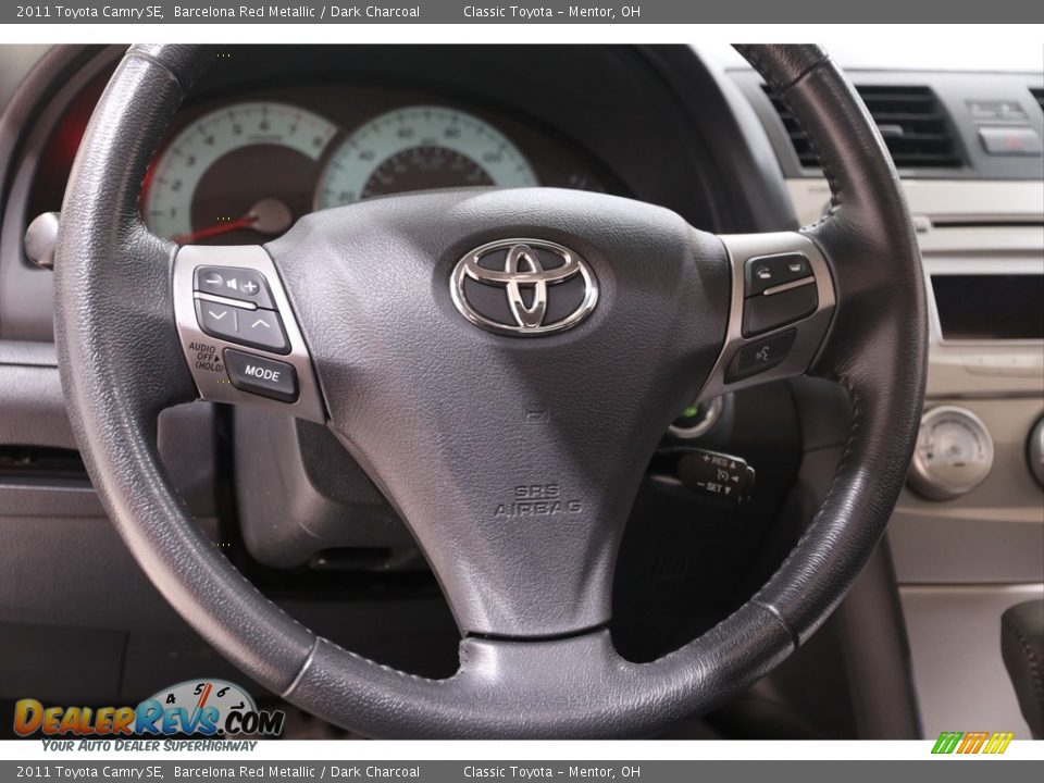 2011 Toyota Camry SE Barcelona Red Metallic / Dark Charcoal Photo #6