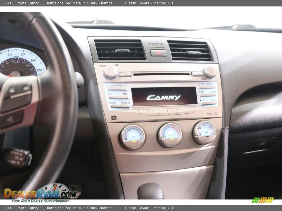 2011 Toyota Camry SE Barcelona Red Metallic / Dark Charcoal Photo #8