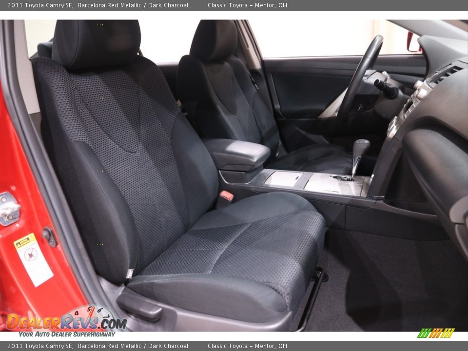 2011 Toyota Camry SE Barcelona Red Metallic / Dark Charcoal Photo #12