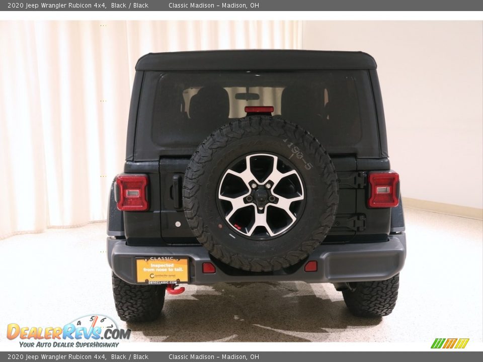 2020 Jeep Wrangler Rubicon 4x4 Black / Black Photo #19