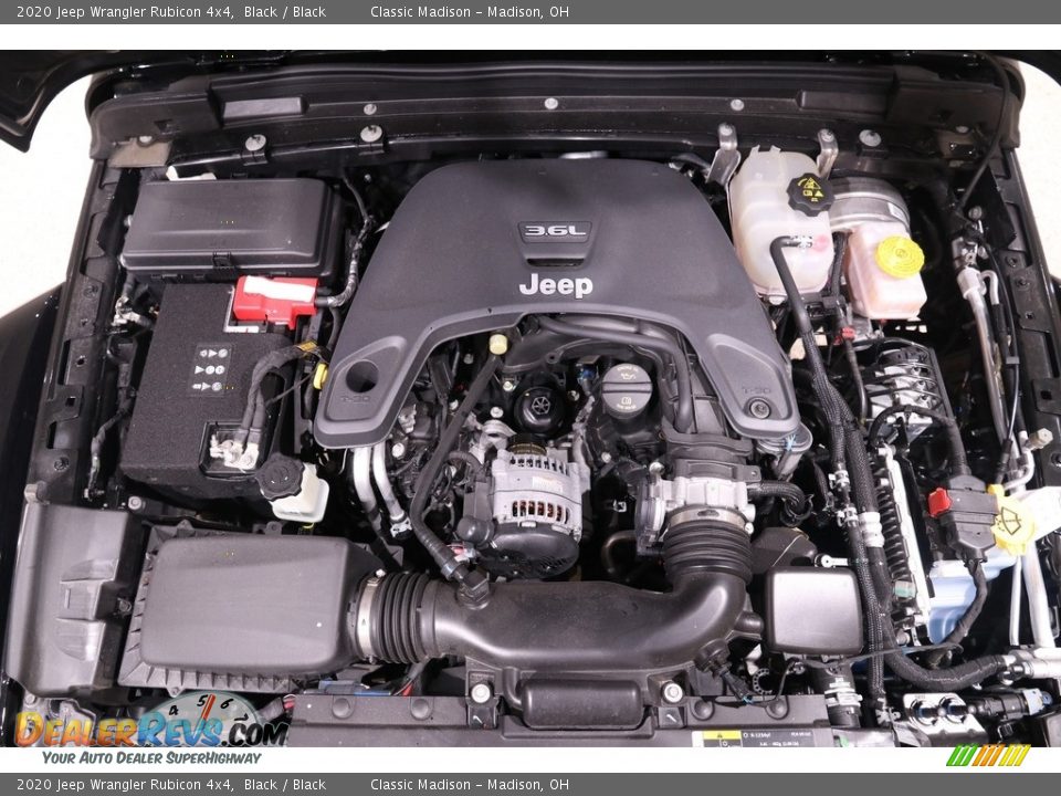 2020 Jeep Wrangler Rubicon 4x4 3.6 Liter DOHC 24-Valve VVT V6 Engine Photo #20