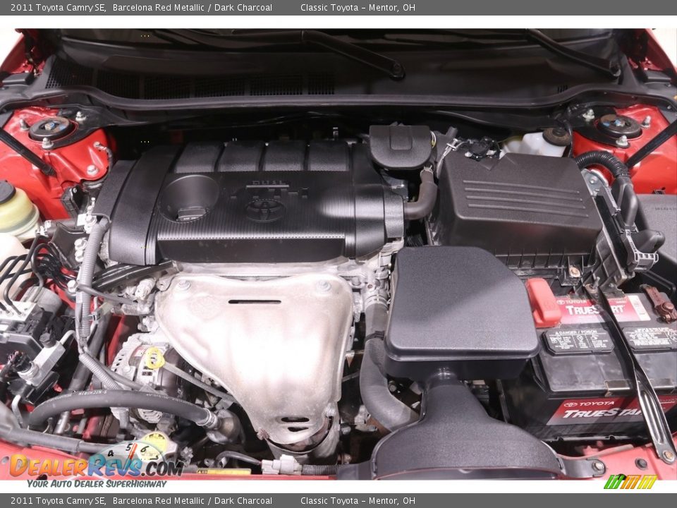 2011 Toyota Camry SE Barcelona Red Metallic / Dark Charcoal Photo #16