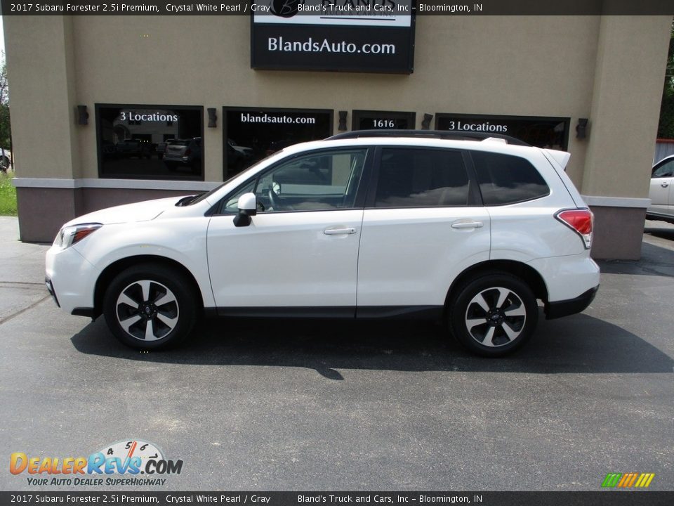 2017 Subaru Forester 2.5i Premium Crystal White Pearl / Gray Photo #1