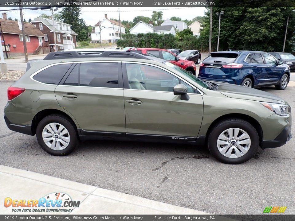 2019 Subaru Outback 2.5i Premium Wilderness Green Metallic / Warm Ivory Photo #7