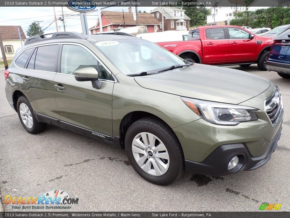 2019 Subaru Outback 2.5i Premium Wilderness Green Metallic / Warm Ivory Photo #8