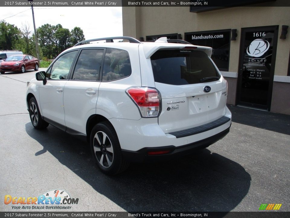 2017 Subaru Forester 2.5i Premium Crystal White Pearl / Gray Photo #3