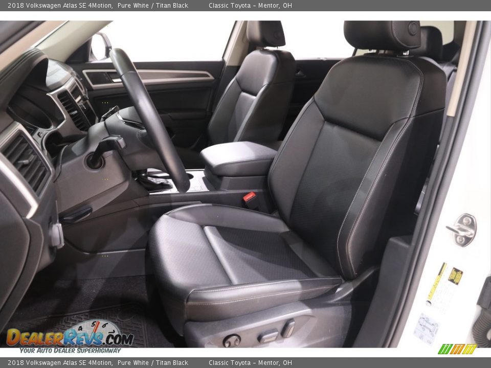 2018 Volkswagen Atlas SE 4Motion Pure White / Titan Black Photo #5