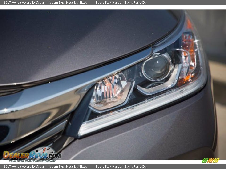 2017 Honda Accord LX Sedan Modern Steel Metallic / Black Photo #9