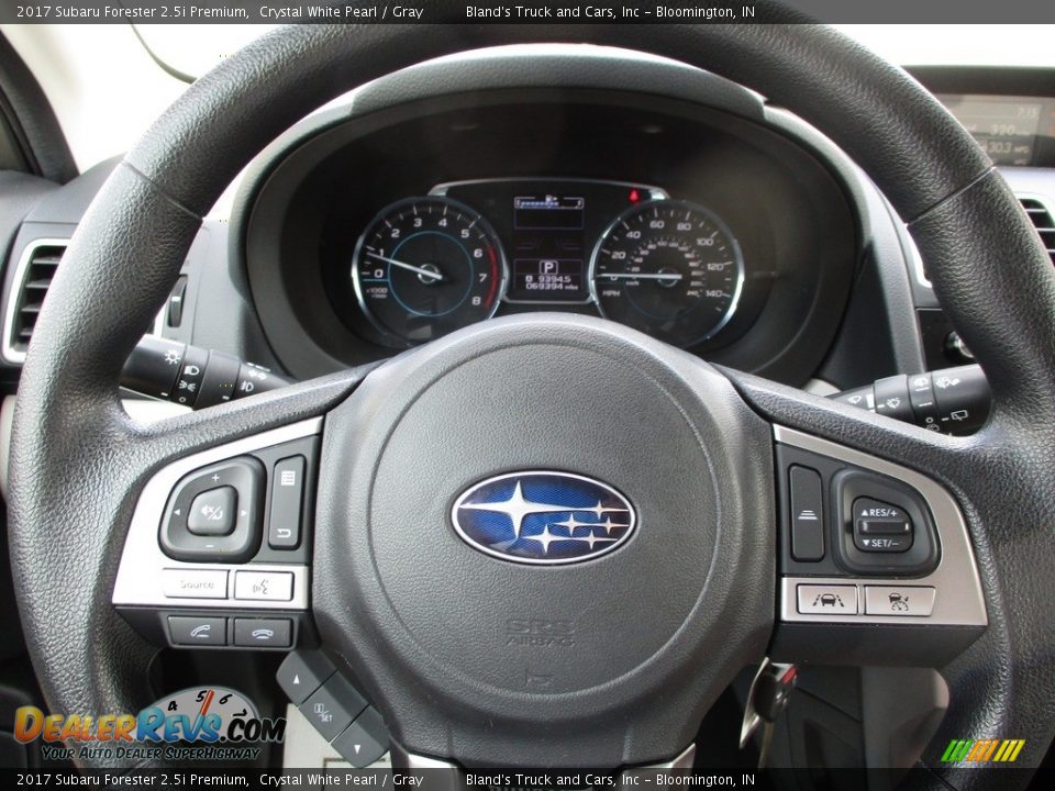 2017 Subaru Forester 2.5i Premium Crystal White Pearl / Gray Photo #13