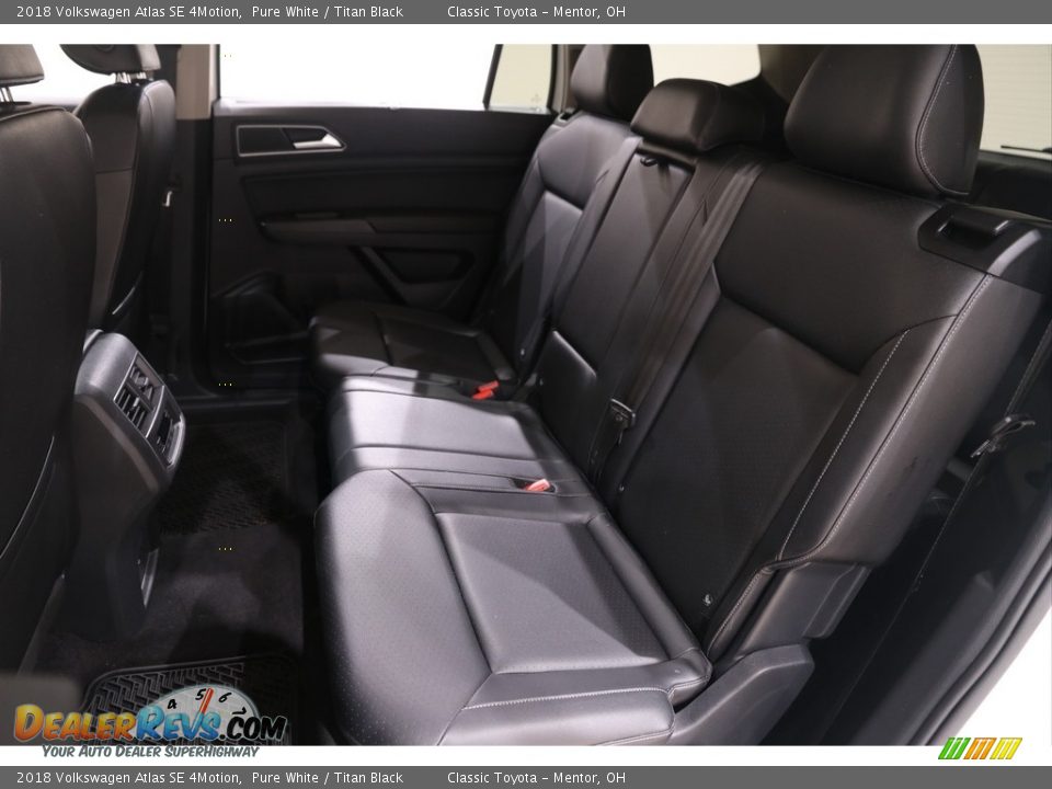 2018 Volkswagen Atlas SE 4Motion Pure White / Titan Black Photo #14
