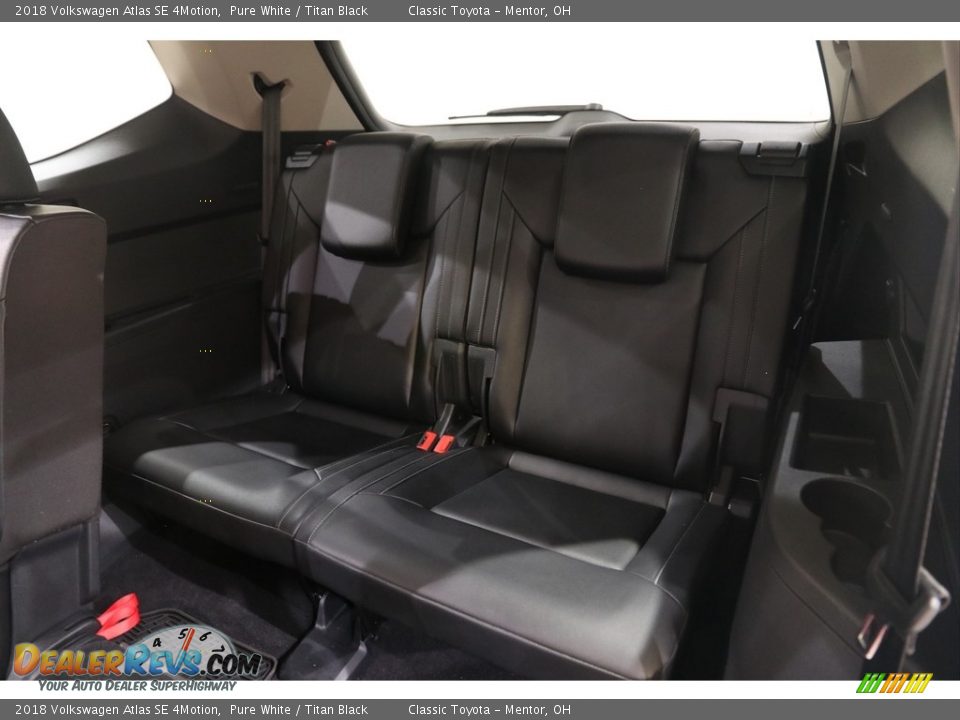 2018 Volkswagen Atlas SE 4Motion Pure White / Titan Black Photo #15