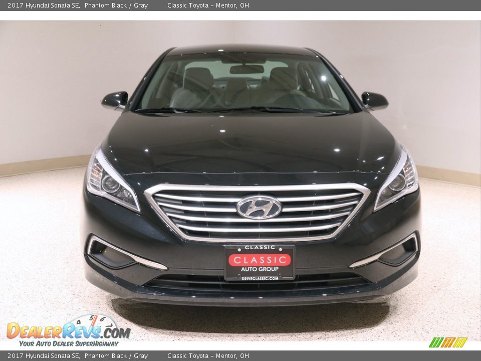 2017 Hyundai Sonata SE Phantom Black / Gray Photo #2
