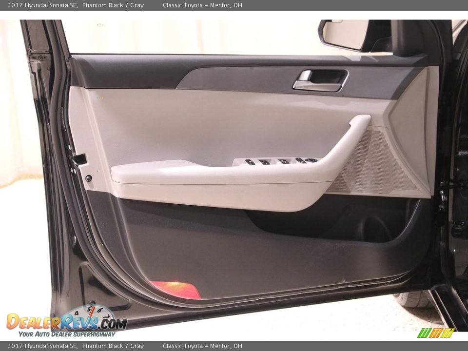 2017 Hyundai Sonata SE Phantom Black / Gray Photo #4