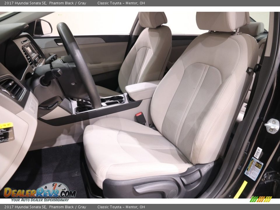 2017 Hyundai Sonata SE Phantom Black / Gray Photo #5