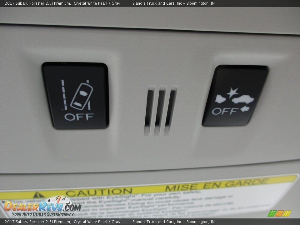 2017 Subaru Forester 2.5i Premium Crystal White Pearl / Gray Photo #25