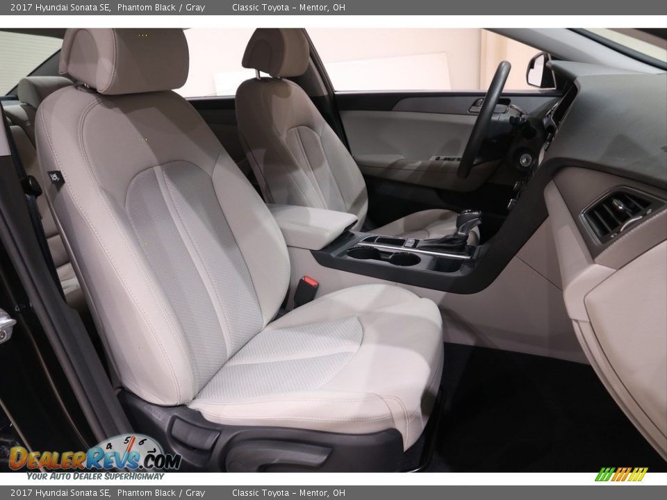 2017 Hyundai Sonata SE Phantom Black / Gray Photo #12