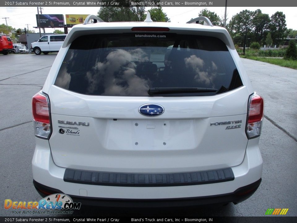 2017 Subaru Forester 2.5i Premium Crystal White Pearl / Gray Photo #30