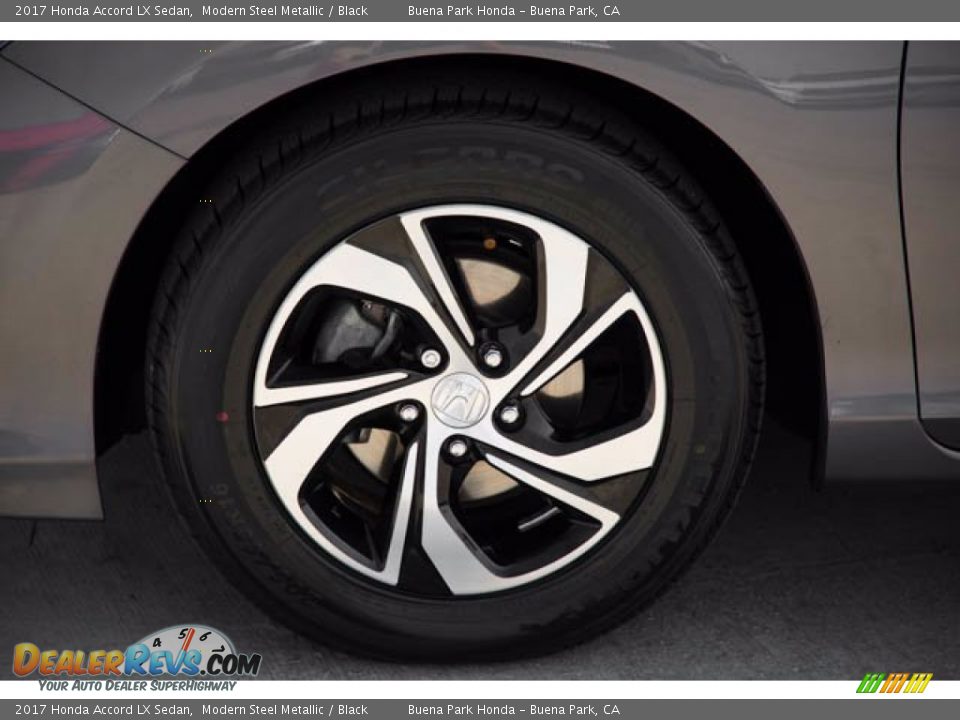 2017 Honda Accord LX Sedan Modern Steel Metallic / Black Photo #36