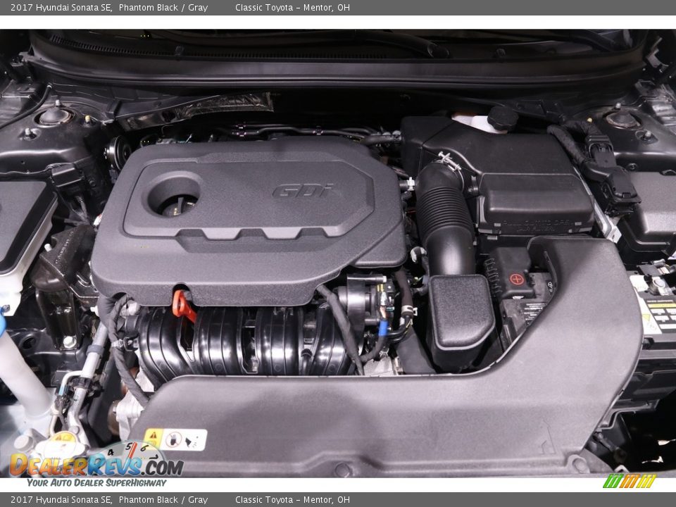 2017 Hyundai Sonata SE Phantom Black / Gray Photo #16
