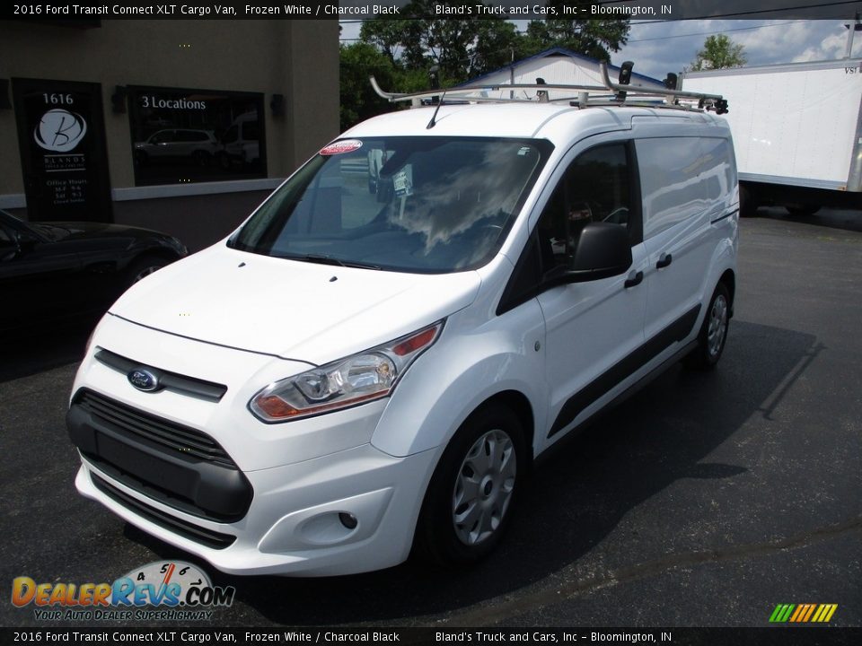 2016 Ford Transit Connect XLT Cargo Van Frozen White / Charcoal Black Photo #2