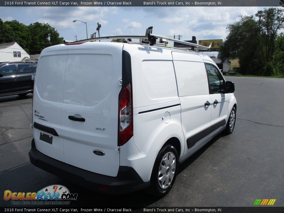 2016 Ford Transit Connect XLT Cargo Van Frozen White / Charcoal Black Photo #4