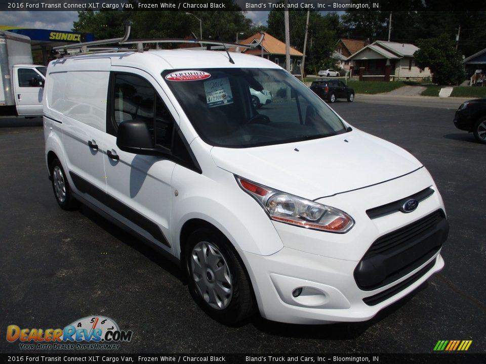 2016 Ford Transit Connect XLT Cargo Van Frozen White / Charcoal Black Photo #5