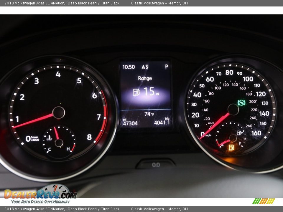 2018 Volkswagen Atlas SE 4Motion Gauges Photo #8