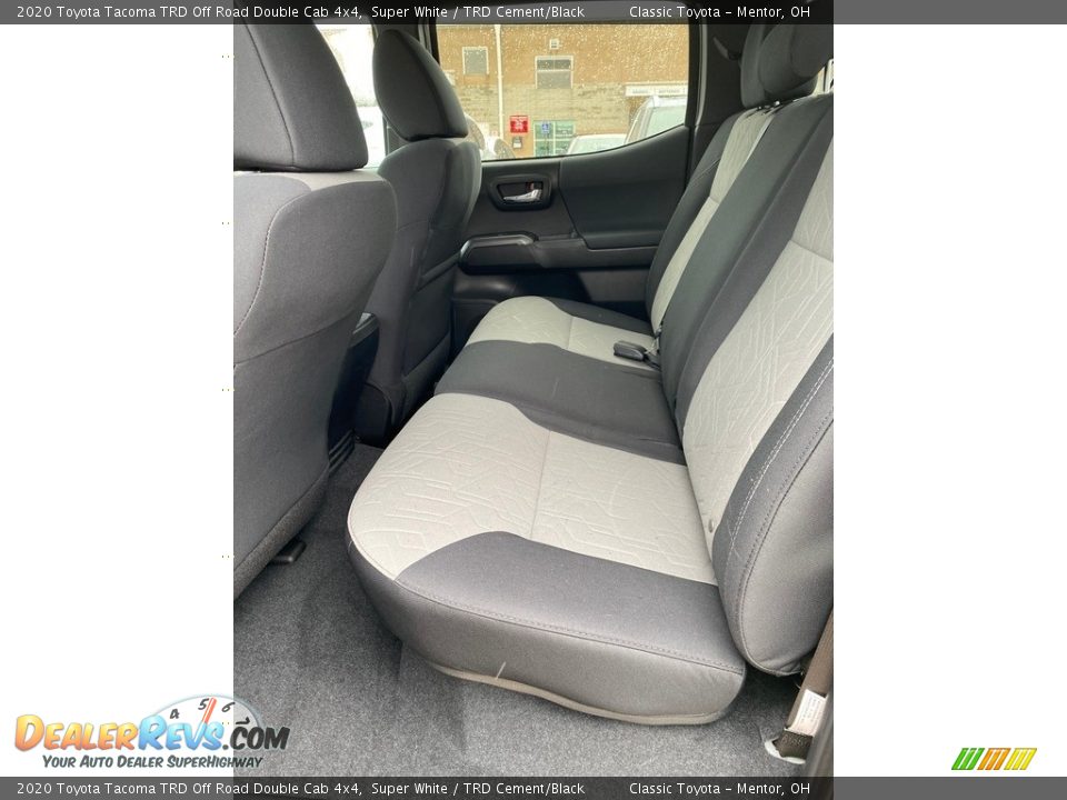 2020 Toyota Tacoma TRD Off Road Double Cab 4x4 Super White / TRD Cement/Black Photo #3