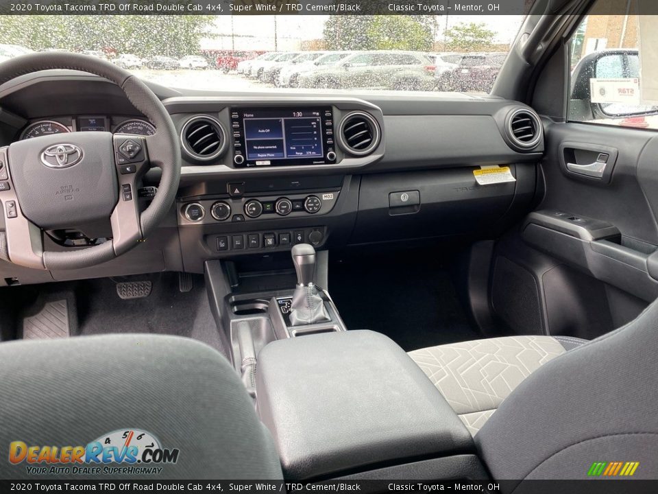 2020 Toyota Tacoma TRD Off Road Double Cab 4x4 Super White / TRD Cement/Black Photo #4
