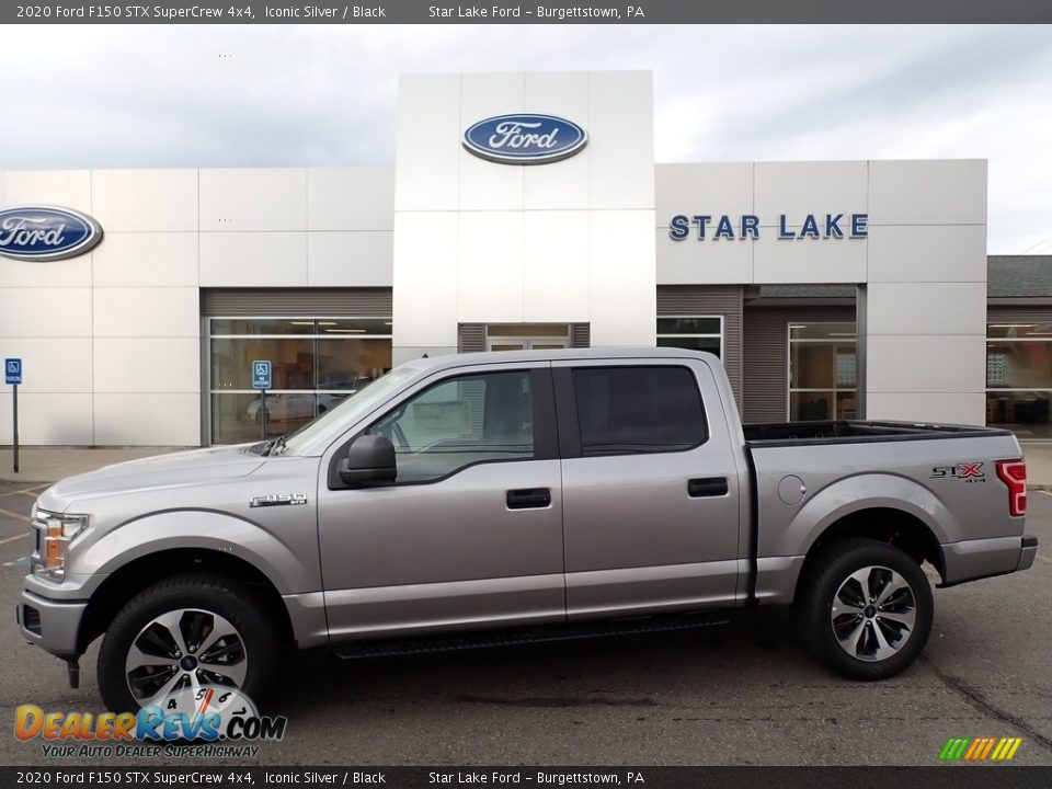 2020 Ford F150 STX SuperCrew 4x4 Iconic Silver / Black Photo #1