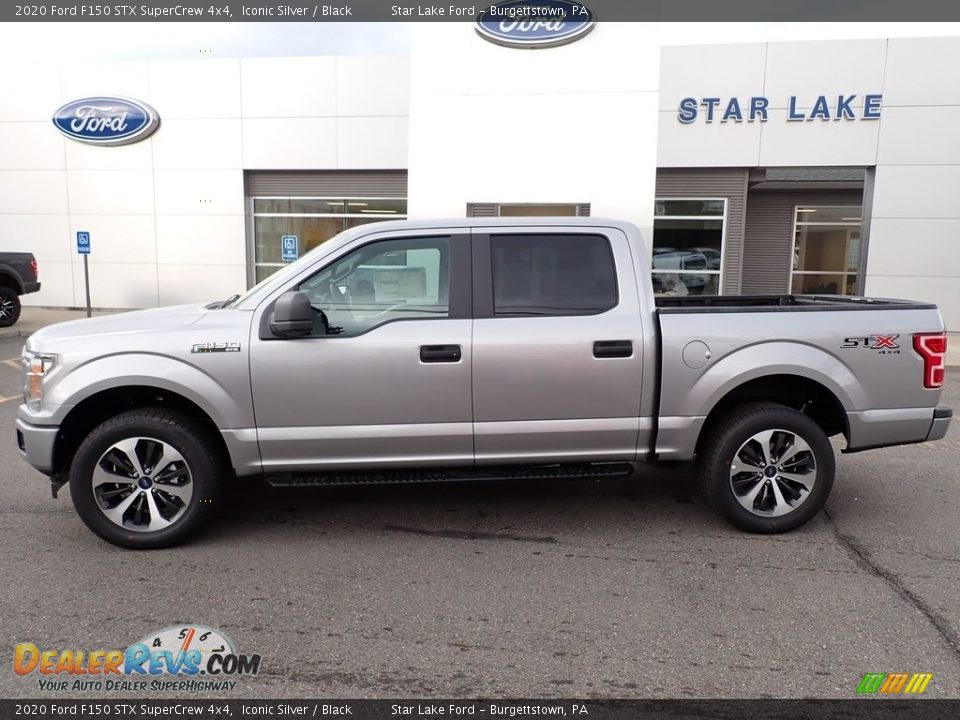 2020 Ford F150 STX SuperCrew 4x4 Iconic Silver / Black Photo #2