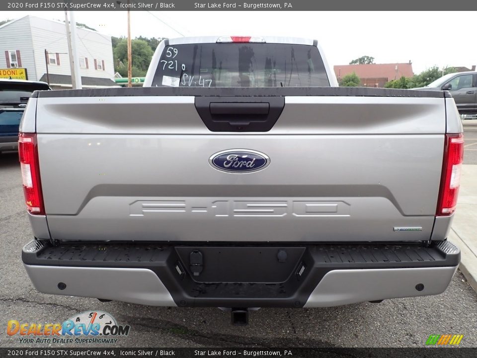 2020 Ford F150 STX SuperCrew 4x4 Iconic Silver / Black Photo #4