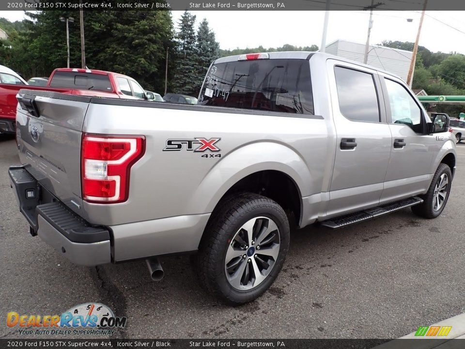 2020 Ford F150 STX SuperCrew 4x4 Iconic Silver / Black Photo #5