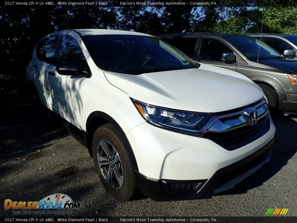 2017 Honda CR-V LX AWD White Diamond Pearl / Black Photo #4