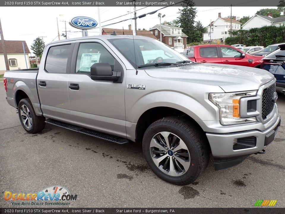 Front 3/4 View of 2020 Ford F150 STX SuperCrew 4x4 Photo #7