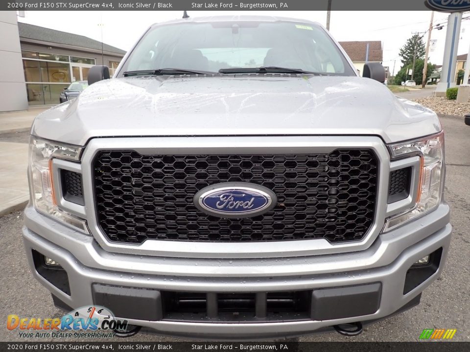2020 Ford F150 STX SuperCrew 4x4 Iconic Silver / Black Photo #8