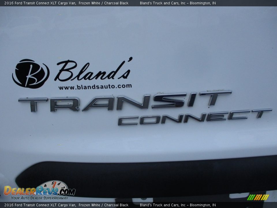 2016 Ford Transit Connect XLT Cargo Van Frozen White / Charcoal Black Photo #28