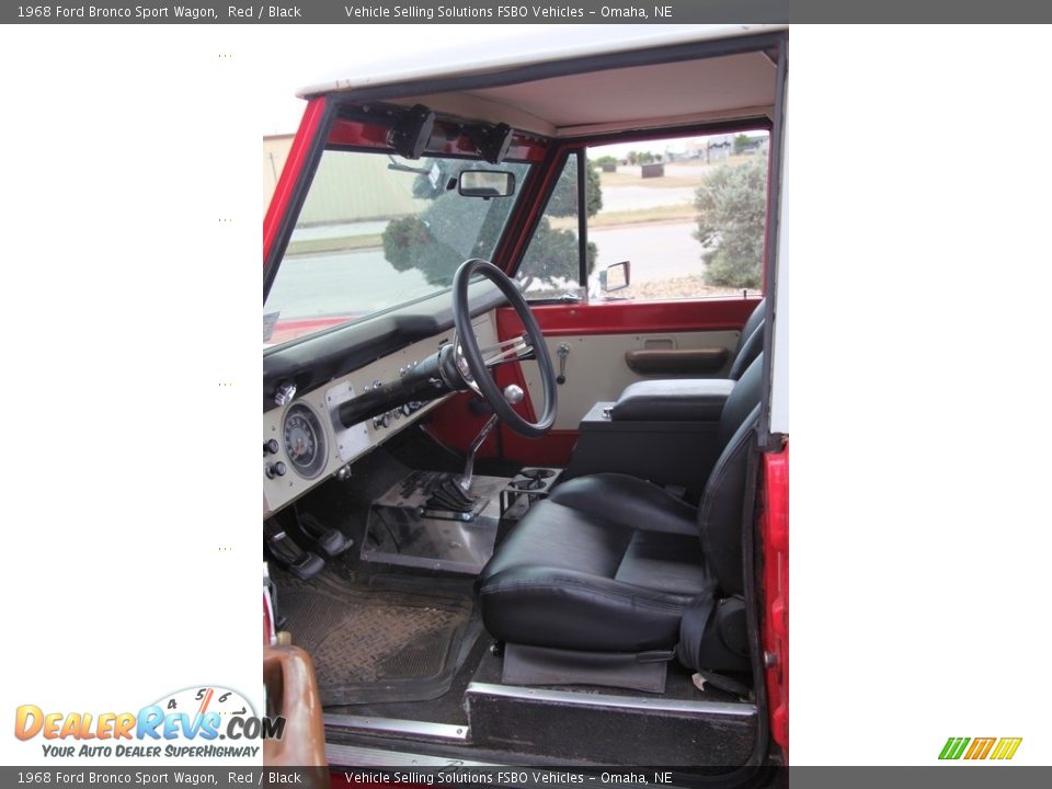 Black Interior - 1968 Ford Bronco Sport Wagon Photo #3