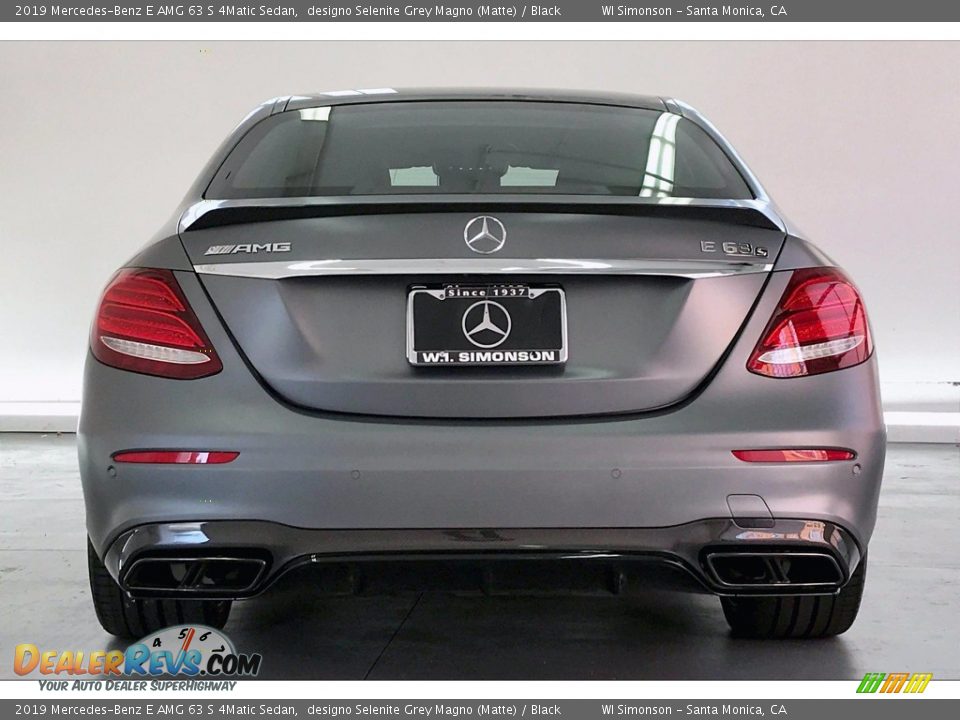 2019 Mercedes-Benz E AMG 63 S 4Matic Sedan designo Selenite Grey Magno (Matte) / Black Photo #3
